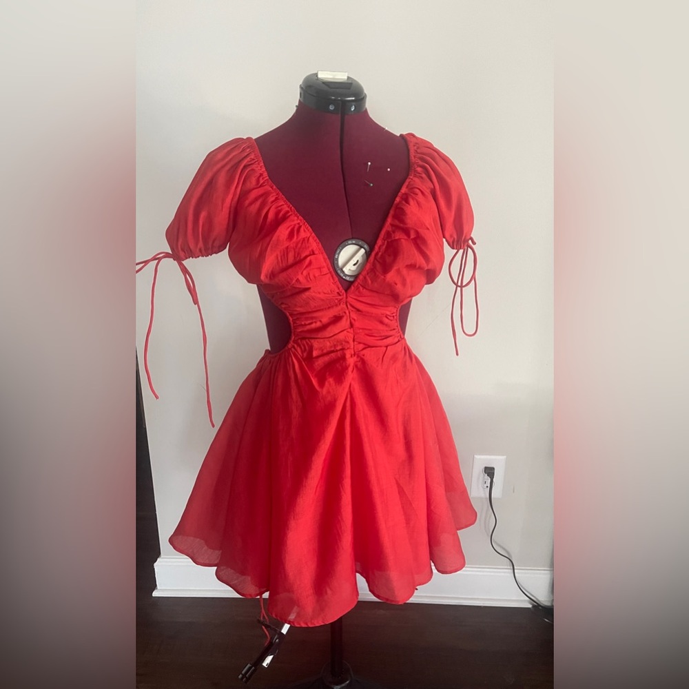 Red dress